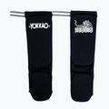 YOKKAO Protezioni tibia Muay Thai Boxe cotone nero