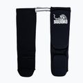 YOKKAO Protezioni tibia Muay Thai Boxe cotone nero 3