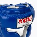 Casco da boxe da uomo YOKKAO Training blu 4