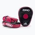 Dischi da allenamento YOKKAO Focus Mitts Open nero/cerise 3