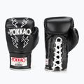 Guantoni da boxe da uomo YOKKAO Stadium Lace Up nero