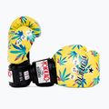 Guanti da boxe da uomo YOKKAO Wax giallo 3