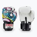 Guanti da boxe da uomo YOKKAO Flames bianco