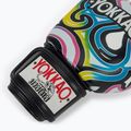 Guanti da boxe da uomo YOKKAO Flames bianco 6