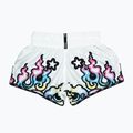 Pantaloncini da allenamento da uomo YOKKAO Flames CarbonFit bianco 2