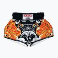 Pantaloncini da allenamento da uomo YOKKAO Dragon Muay Thai black/white 5