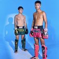 Pantaloncini da allenamento da uomo YOKKAO Original Muay Thai green 8