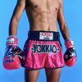 Pantaloncini da allenamento da uomo YOKKAO Original Muay Thai magenta 8