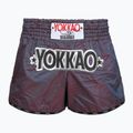 Pantaloncini da allenamento da uomo YOKKAO Lunar Muay Thai iridescent blue grey