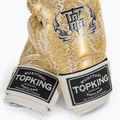 Guantoni da boxe Top King Muay Thai Super Star Air Snake bianco/oro 4