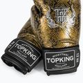 Guantoni da boxe Top King Muay Thai Super Star Air Snake nero/oro 4