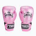 Guantoni da boxe Top King Muay Thai Super Star Air rosa/argento 2