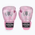Guantoni da boxe Top King Muay Thai Super Star Air rosa/argento 2