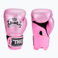 Guantoni da boxe Top King Muay Thai Super Star Air rosa/argento 3