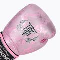Guantoni da boxe Top King Muay Thai Super Star Air rosa/argento 5