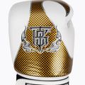 Guantoni da boxe Top King Muay Thai Empower bianco/oro 4