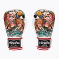 Guanti da boxe Top King Boxing Culture bianco/rosso TKBGCT-SL-1C1 2