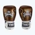 Guantoni da boxe Top King Muay Thai Empower bianco/oro 2