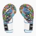 Guanti da boxe Top King Boxing Culture bianco/blu 3