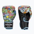 Guanti da boxe Top King Boxing Culture nero/blu