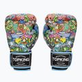 Guanti da boxe Top King Boxing Culture nero/blu