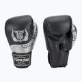 Guanti da boxe Top King Muay Thai Power Snake nero/argento