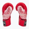 Guanti da boxe Top King Muay Thai Power Snake rosso/argento 4