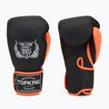 Top King Reborn Guantoni da boxe semi pelle bianco/arancio