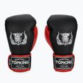 Top King Reborn Guantoni da boxe in pelle nera/rossa
