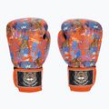 Guantoni da boxe Top King Boxing Wild Tiger nero/arancio