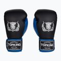 Top King Reborn Guantoni da boxe in pelle nera/blu