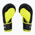 Guantoni da boxe Top King Reborn Semi Leather nero/giallo 3