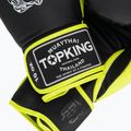 Guantoni da boxe Top King Reborn Semi Leather nero/giallo 4