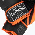 Top King Reborn Guantoni da boxe in pelle nera/arancione 4