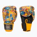 Guantoni da boxe Top King Boxing Wild Tiger nero/giallo