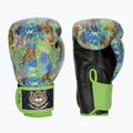 Guanti da boxe Top King Boxing Wild Tiger nero/verde