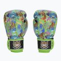 Guanti da boxe Top King Boxing Wild Tiger nero/verde