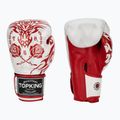 Guantoni da boxe Top King Boxing Dragon rosso/bianco