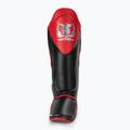 Protezioni per tibia e piede Top King Shin Guards Blend nero/rosso 3