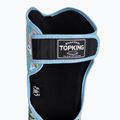 Top King Culture Protezioni per tibia e piede in pelle nera TKSGCT-TH 7