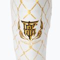 Protezioni per tibie e piedi Top King Chain Semi Leather bianco/oro 5