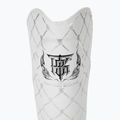 Protezioni per tibia e piede Top King Chain Semi Leather bianco/argento 5