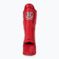 Protezioni per tibia e piede rosse Top King Pro Semi Leather 3