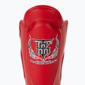Protezioni per tibia e piede rosse Top King Pro Semi Leather 5