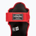 Protezioni per tibia e piede rosse Top King Pro Semi Leather 6