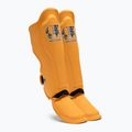 Protezioni per tibia e piede gialle Top King Pro Semi Leather