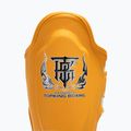 Protezioni per tibia e piede gialle Top King Pro Semi Leather 3