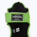 Protezioni per tibia e piede verdi Top King Pro Semi Leather 4