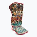 Top King Shin Guards protezioni tibia e piede Felicità cinese nero