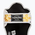 Protezioni per tibia e piede di colore bianco Top King Kanok 6